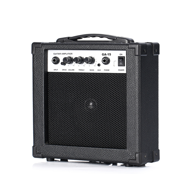 OEM GA15 Portable Electronic Bass Lead Guitar Audio Amplifier Combo Speaker
