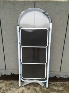 Giá bán buôn thép không gỉ gấp thang hộ gia đình 4 bước thang - Product Image 2