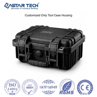 Caja Protectora Resistente Moldeada a Medida con Inserto de Espuma de Doble Capa, Carcasa para Equipo Industrial Negra OEM, Moldeo por Inyección