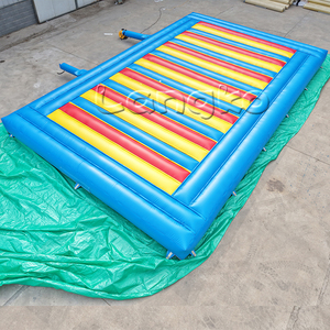 Sự kiện cho thuê mặt hàng Inflatable Mat nóng bán nhảy Bouncer thương mại cấp Inflatable Trampoline cho trẻ em bên - Product Image 1