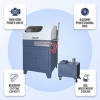 JBONG QG-3 Electrical Vertical External Water Tank/Desktop Water Tank Precision Metallographic Sample Cutting Machine 380V