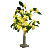 X 24LED Tisch lampen Rose Flower Bonsai Tree Light Weihnachten Valentinstag Hochzeit Thanksgiving Day Dekorative Landschafts beleuchtung