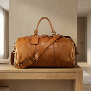 Unisex Genuine Leather Travel <b>Bag</b> Large Capacity Customised Dimensions High Quality Durable - Product Image 2