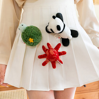 Peluche Greenmart Pingouin Debout, Tigre de Dessin Animé, Panda, Pieuvre, en Coton PP Super Doux, avec Aimant d'épaule, Design Personnalisé, Mignon et Amusant