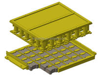 Presse à blocs pour la construction, montage rapide, modulaire, pour moule à briques, moule à béton pour empilage, moule à béton pour caniveaux