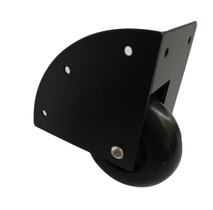3 "Đen Side trường hợp chuyến bay phần cứng/Góc Caster Heavy Duty tải 60 kg bảo vệ <span class=keywords><strong>Road</strong></span> trường hợp di chuyển Caster cho trường hợp chuyến bay - Product Image 4