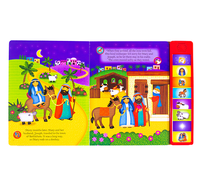 Livre audio personnalisé unisexe Boutons musicaux Jouet éducatif pour la petite enfance 2-4 ans Matériel en papier nouvel âge
