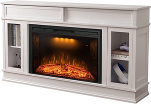 Luxstar Lò Sưởi Điện Hiện Đại Với Lò Sưởi Trung Tâm Giải Trí Với Lò Xo Cửa Kính Ép Đứng TV Có Lò Sưởi - Product Image 6