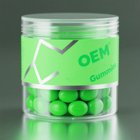 Complément alimentaire végétalien Super Greens en gommes pour adultes, marque privée, à base de spiruline, favorise la santé digestive, bonbons vitaminés