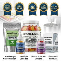 Gummies Probiotiques Personnalisées pour Femmes, 5 milliards d'UFC, Canneberge, Fibres Prébiotiques, Véganes, Sans OGM, Complément Féminin