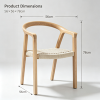 Fauteuils d'appoint pour salon, vente en gros, écologiques, durables, en corde tressée de buis scandinave, fauteuil nordique pour la maison et la salle à manger