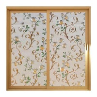 Statisch haftende PVC-Fensterfolie, 2 mm dick, Wärmeisolierung, Sichtschutz, umweltfreundlich, lichtdurchlässig, für Küchendekoration