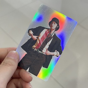 Carte postale couleur double face personnalisée de haute qualité kpop holographique Kpop pour collection - Product Image 5