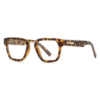 Lunettes de lecture unisexes LS002 Fashion TR90 noires et bleues carrées anti-lumière bleue pour femmes, verres photochromiques personnalisables 2026