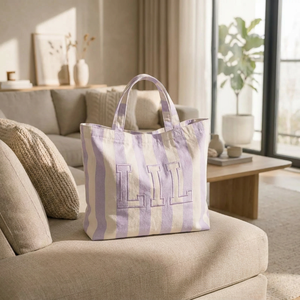 Bolsa <span class=keywords><strong>de</strong></span> <span class=keywords><strong>Playa</strong></span> para Viajes <span class=keywords><strong>de</strong></span> Verano, Bolsa <span class=keywords><strong>de</strong></span> Hombro para Regalo <span class=keywords><strong>de</strong></span> Damas <span class=keywords><strong>de</strong></span> Honor, Bolsa <span class=keywords><strong>de</strong></span> Lona a Rayas Bordada - Product Image 4