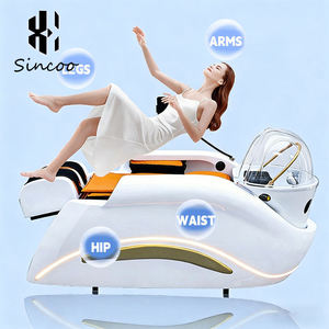 เตียงสระผมนวดศีรษะแบบใหม่ เตียงสปาสระผมพร้อมนวดตัว 4 มิติ และอบไอน้ำ - Product Image 2