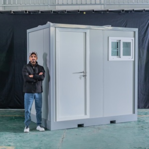Unidad Sanitaria Móvil Portátil Tipo Contenedor con Construcción de Panel Sándwich para Uso Industrial y de Emergencia - Product Image 4