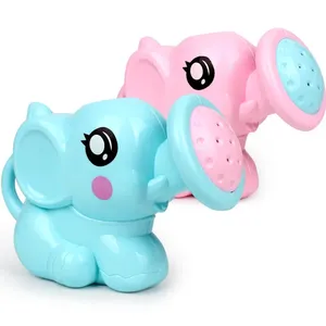 婴儿沐浴玩具可爱塑料大象造型喷水婴儿淋浴游泳玩具儿童礼品储物网袋婴儿儿童玩具
