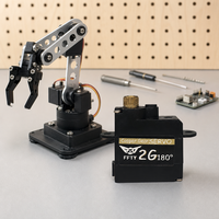 Mini Servomoteur Numérique Sans Noyau 2G 180° pour Usine °   Micro-moteur à engrenages en cuivre JST à 3 fils pour modèle RC, drone, robot, en vrac