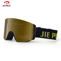 Lunettes de ski OTG personnalisées avec logo OEM, verres magnétiques de luxe pour l'extérieur, photochromiques, pour snowboard,
