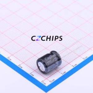 Condensateur électrolytique en aluminium à montage traversant KF331M025G125A, composant à montage traversant (THT), D10xL12.5mm 330uF 20% 25V 5mm - Product Image 1