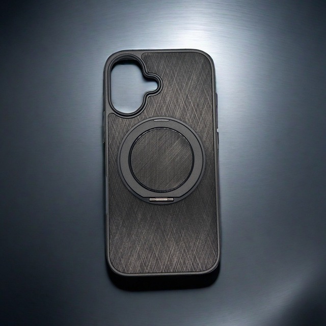 Luxury 360-Degree Rotating Magnetic Wood Cover for iPhone 14 15 16 Pro Max TPU Mobile Phone Case with Attraction Bracket