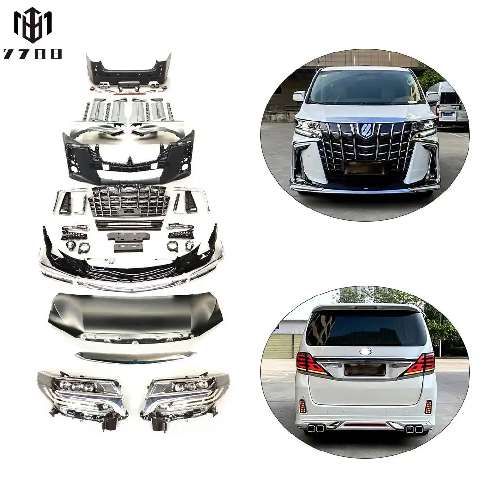 Kualitas tinggi untuk To yo ta Alphard Vellfire Anh20 2008 2009 2010 2011 2012 2013 2014 Upgrade ke 2018 2020 2022 Anh30 35 bodykit