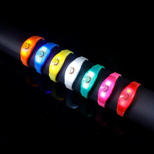 Custom Logo Party Favor Sound Activated Led Silicone Bracelet, Concert Motion Activated Led Wristband - Product Image 3
