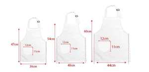 Delantales coloridos de lino para niños, ropa para dibujar, cocinar, arte, trabajo, novedad - Product Image 6