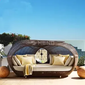 Chaise longue de piscine de haute qualité en PE imperméable pour hôtel, mobilier de loisirs, chaise longue de piscine extérieure, <span class=keywords><strong>lit</strong></span> de plage - Product Image 6