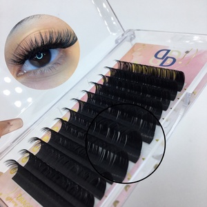 Dragon Wholesale Classic Ellipse Brown Flat Lash Extensions Trays Handmade 0.1/0.15/0.2mm Thickness Mix Sizes Classic Extensions - Product Image 5