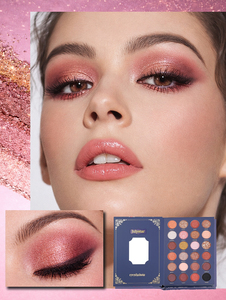 Palette de maquillage quatre-en-un Julystar, design de <span class=keywords><strong>livre</strong></span> à 4 couches pour fard à paupières mat et scintillant, blush, contour, illuminateur, cosmétiques - Product Image 6