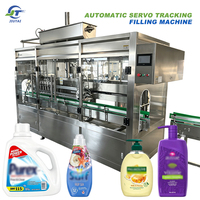 Machine de remplissage de détergent liquide à grande vitesse linéaire servo pour bouteilles en PET, en verre et bidons de shampoing, pour produits chimiques quotidiens