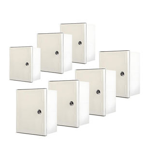 Gabinete Eléctrico de Fabricación en Fibra de Vidrio <span class=keywords><strong>SMC</strong></span> con Clasificación IP65, Montaje en Pared, Puerta Galvanizada Lisa con Cerradura, Caja de Proyectos Industrial - Product Image 1