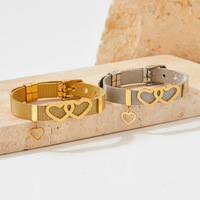 Bracelet chaîne de montre, mode coréenne, design tressé Amour éternel, bijoux de couple, vente en gros