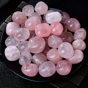 Wholesale Natural <strong>pink</strong> Crystal Tumble Rose Quartz Reiki Popular Crystal Healing <strong>Stones</strong> Gemstones for Sale - Product Image 1