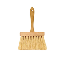 Pinceaux à peinture murale en fibres de Tampico de haute qualité, manches ergonomiques en bois de beavertail OEM, 165 mm, pour vernis, teinture et peinture de meubles