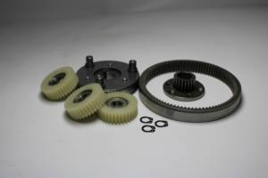 Piezas de <span class=keywords><strong>bicicleta</strong></span> eléctrica ajustables de alta calidad, engranaje de Motor 93T/21T, engranaje de anillo de acero/piñón de engranaje interno - Product Image 4