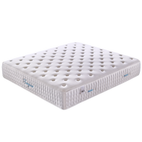 Matelas hybride à ressorts ensachés avec couche de latex, respirant, silencieux, soulagement de la pression, matelas pour chambre à coucher Queen King