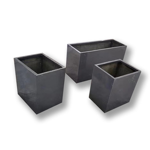 Grand bac à fleurs <span class=keywords><strong>rectangulaire</strong></span> en fibre de verre, qualité commerciale, résistant aux UV, imperméable, en FRP, pour la décoration des jardins d'hôtels - Product Image 5