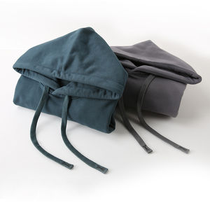 Wholesale Custom Logo Plain Blank <b>Men</b> Oversized Thick Heavyweight Cotton Cropped Boxy <b>Hoodies</b> for <b>Men</b> - Product Image 4