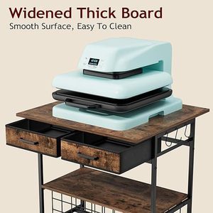 Cross-border multi-functional <b>storage</b> <b>cart</b> with wheels, large capacity, movable <b>storage</b> rack, creative home hand-push <b>storage</b> - Product Image 4