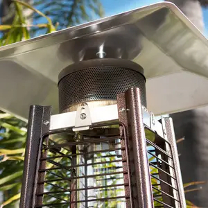 Easily Assembled Pyramid Patio Heater Outdoor Commercial Real Flame Gas Heater