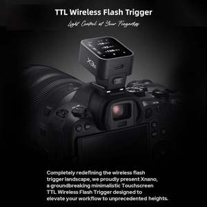 Déclencheur Flash Sans Fil <span class=keywords><strong>Godox</strong></span> X3 Xnano 2.4G TTL HSS avec Écran Tactile pour <span class=keywords><strong>Godox</strong></span> <span class=keywords><strong>V1</strong></span> AD200 AD600 Series Sony <span class=keywords><strong>Canon</strong></span> Nikon - Product Image 2