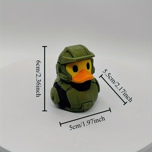 Jouets décoratifs et modèles de canards imprimés en 3D populaires – Parfaits comme cadeaux de fêtes - Product Image 3