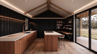 Maison modulaire préfabriquée en acier, norme australienne NCC AS4055, maisonnette en kit avec revêtement Colorbond