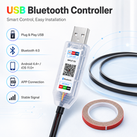 Kit de Tiras LED RGB para Interiores y Exteriores de Automóviles, Cinta de Luz Flexible para el Tablero, Puertas, Reposapiés, SUV, Sedán, Camioneta, Ajuste Universal
