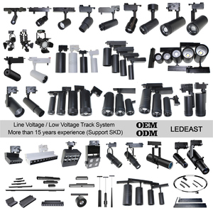 Ledeast DC48V hiện đại Magnetic theo dõi ánh sáng tuyến tính hệ thống chiếu sáng với <span class=keywords><strong>LED</strong></span> điện áp thấp 48V đầu vào cho biệt thự trang trí - Product Image 6