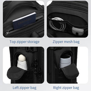 Ozuko 9842 2025 chống thấm nước thiết kế chống trộm ba lô với cổng sạc USB hợp thời trang đi xe đạp đi bộ đường dài thể thao giải trí ba lô - Product Image 4