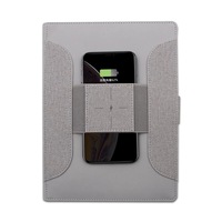 ZM D'affaires A5 Point Noir Journal Numérique Doublé Effaçable Cahier Intelligent Bloc-Notes Avec cahier de Banque De Puissance banque de puissance